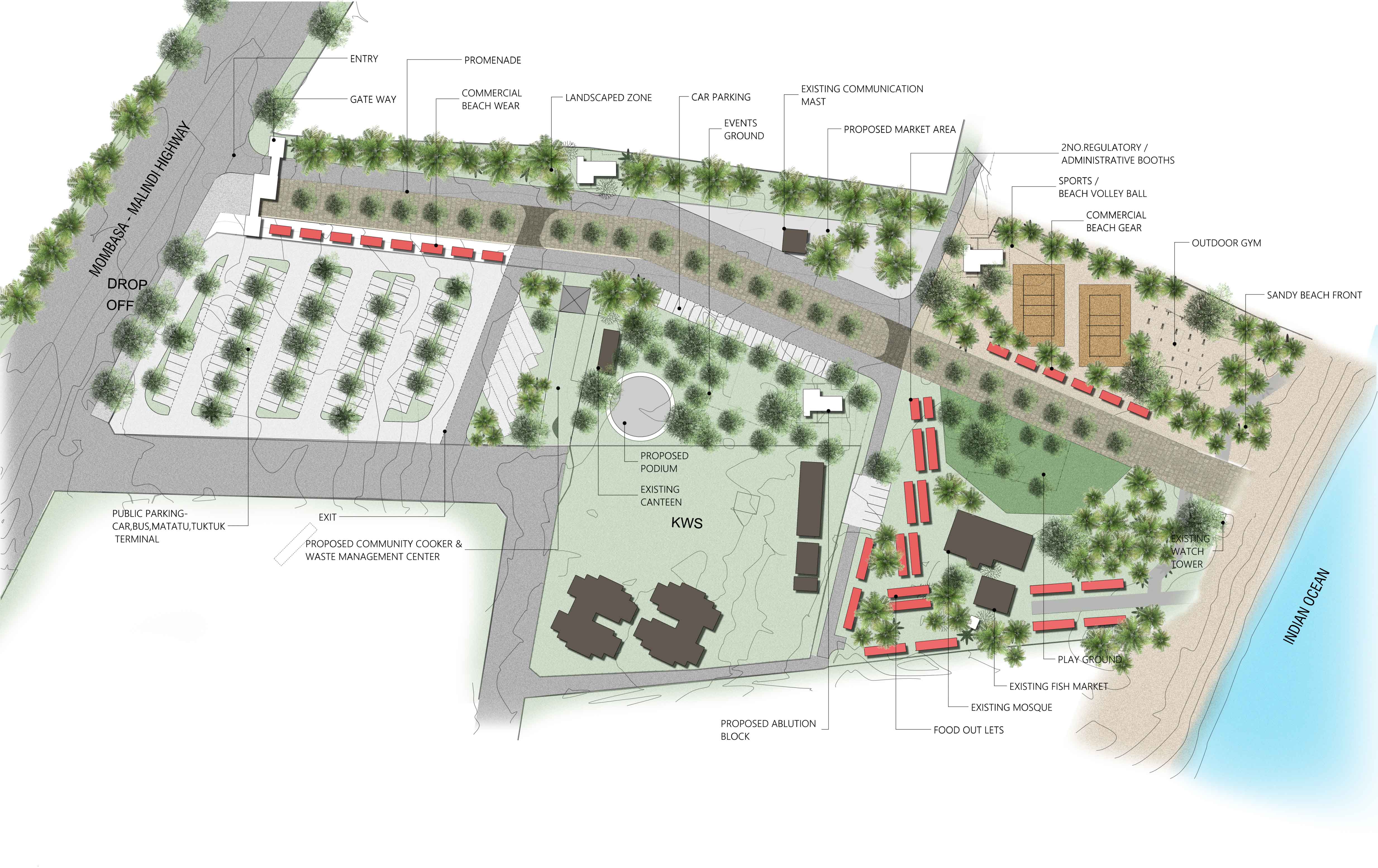 Jomo Kenyatta Public Beach, Proposal